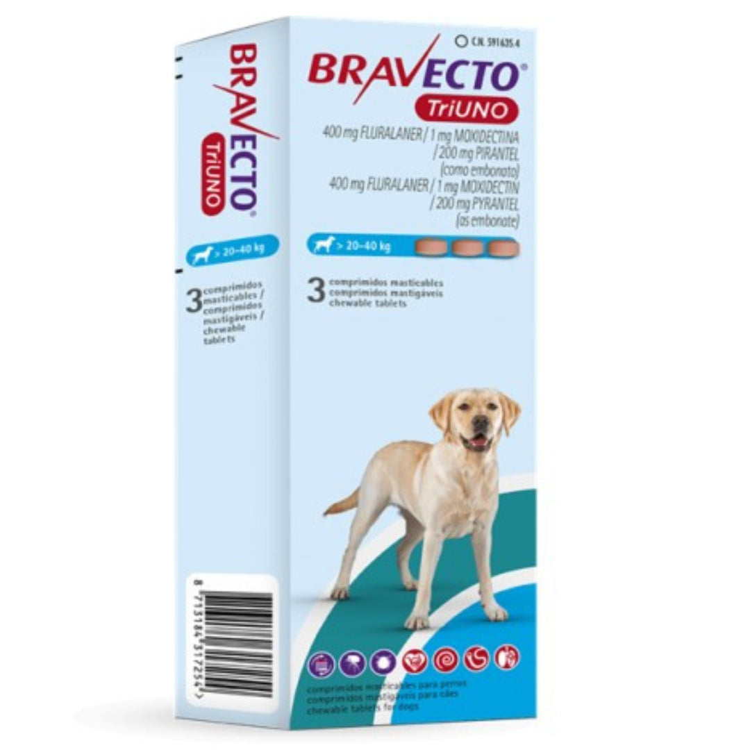Bravecto Triuno: protección interna y externa en un solo antiparasitario