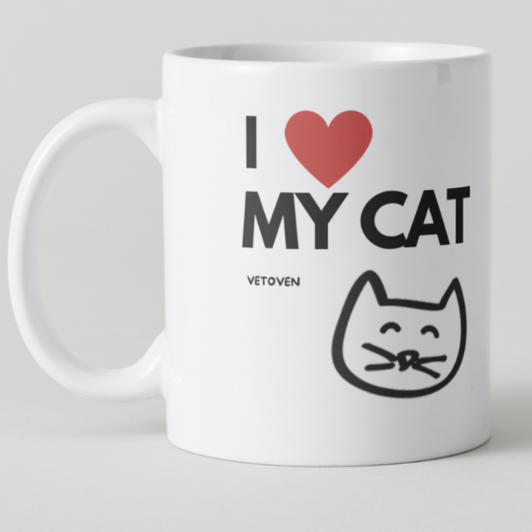 Taza de Cerámica "I Love My Dog/Cat" Vetoven