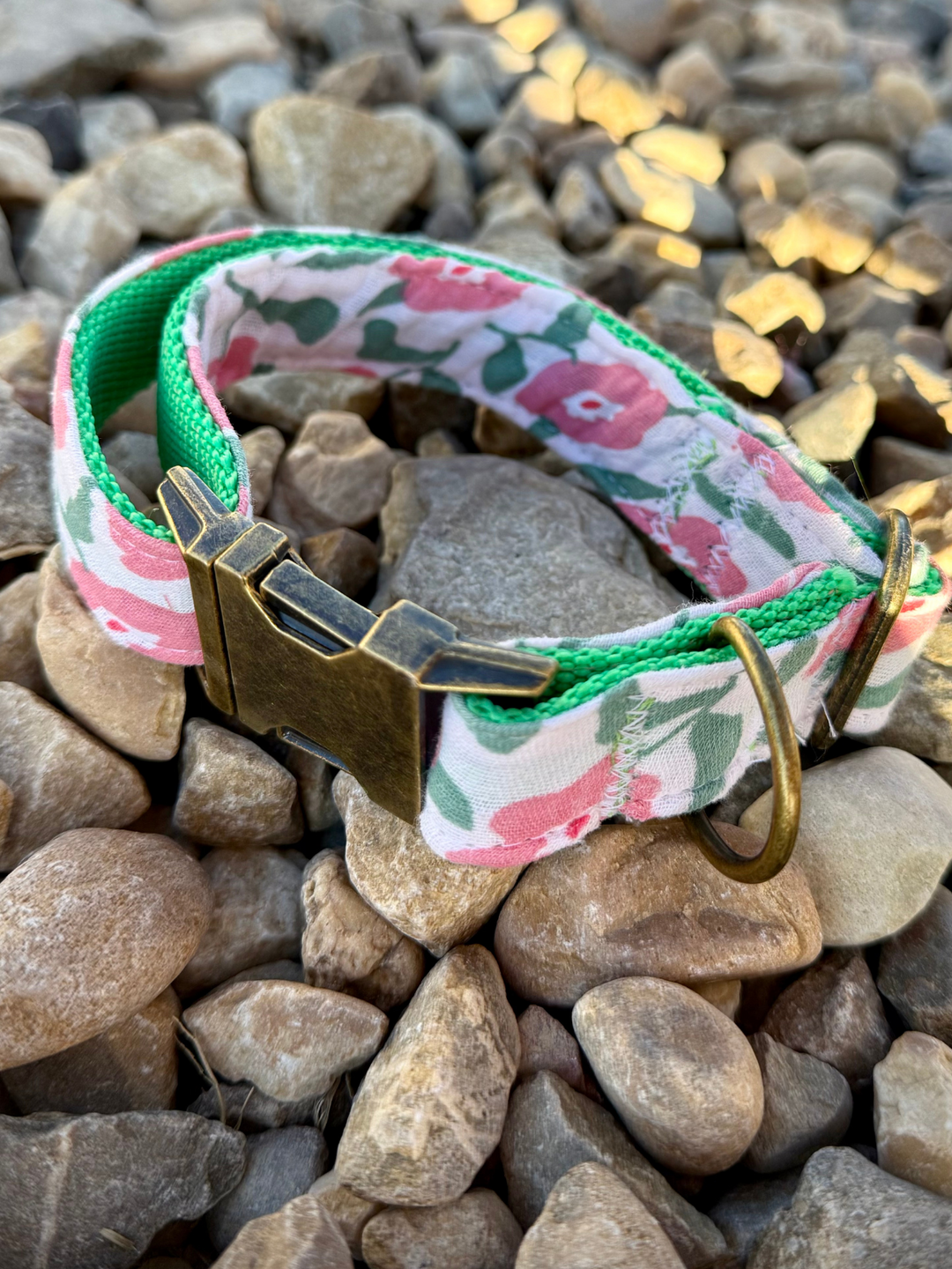 Collar para Perro “Campo de Rosas” – Paseos con Dulzura y Estilo Floral