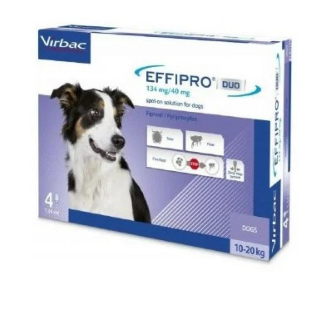 🐾 Effipro Duo para Perros y Gatos: Protección Completa Contra Pulgas y Garrapatas 🐾