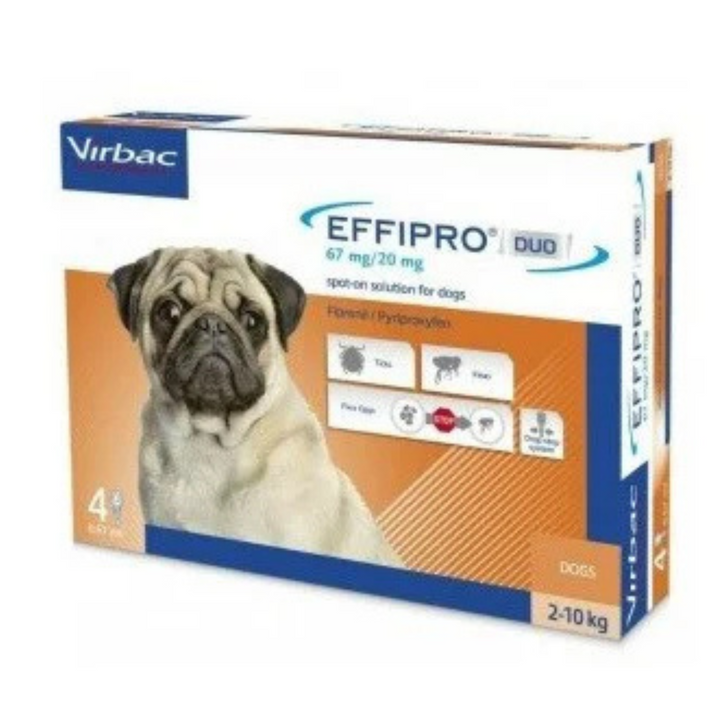 🐾 Effipro Duo para Perros y Gatos: Protección Completa Contra Pulgas y Garrapatas 🐾