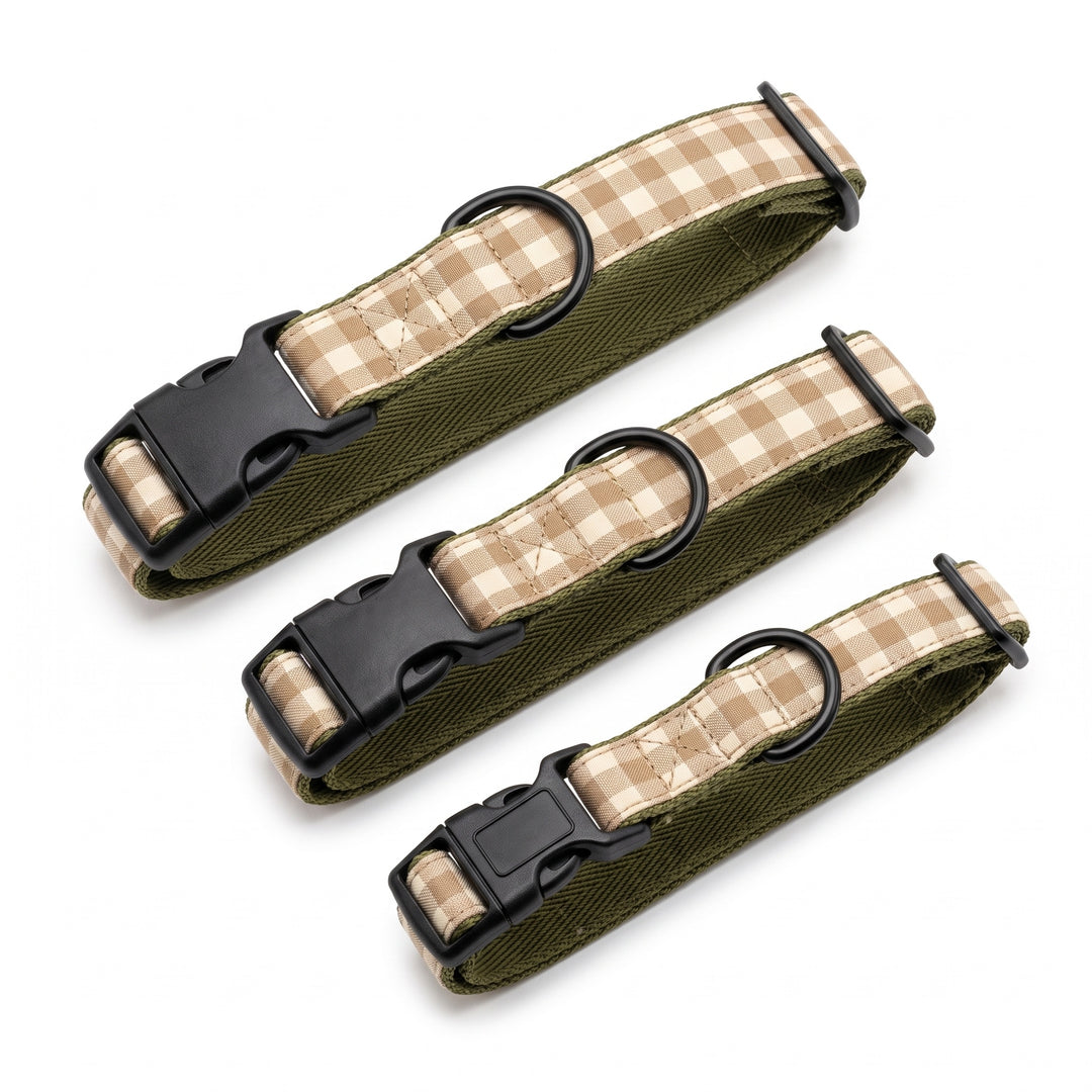 Collar Regulable Vichy Helecho para Perro | Vetoven