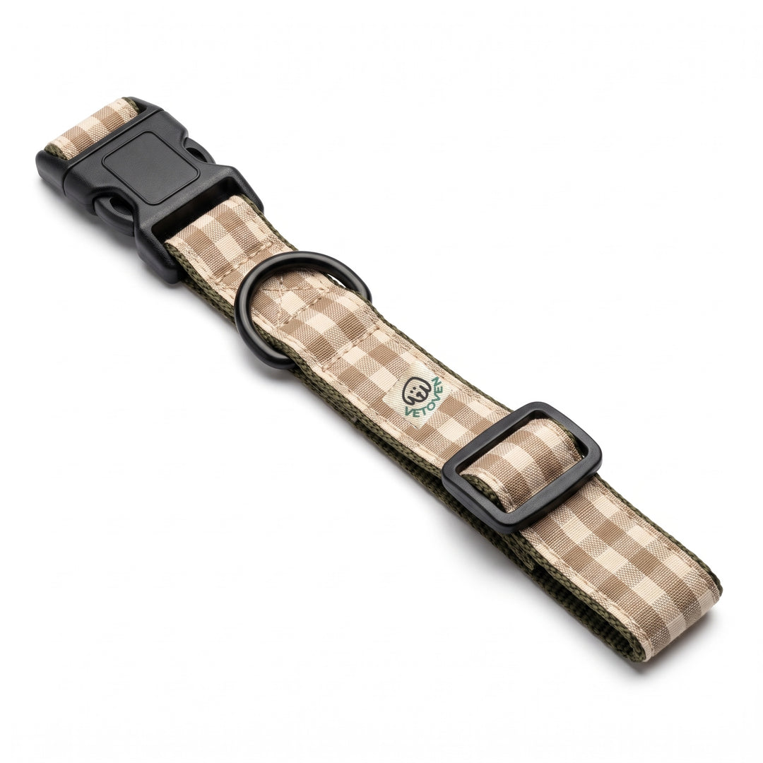 Collar Regulable Vichy Helecho para Perro | Vetoven