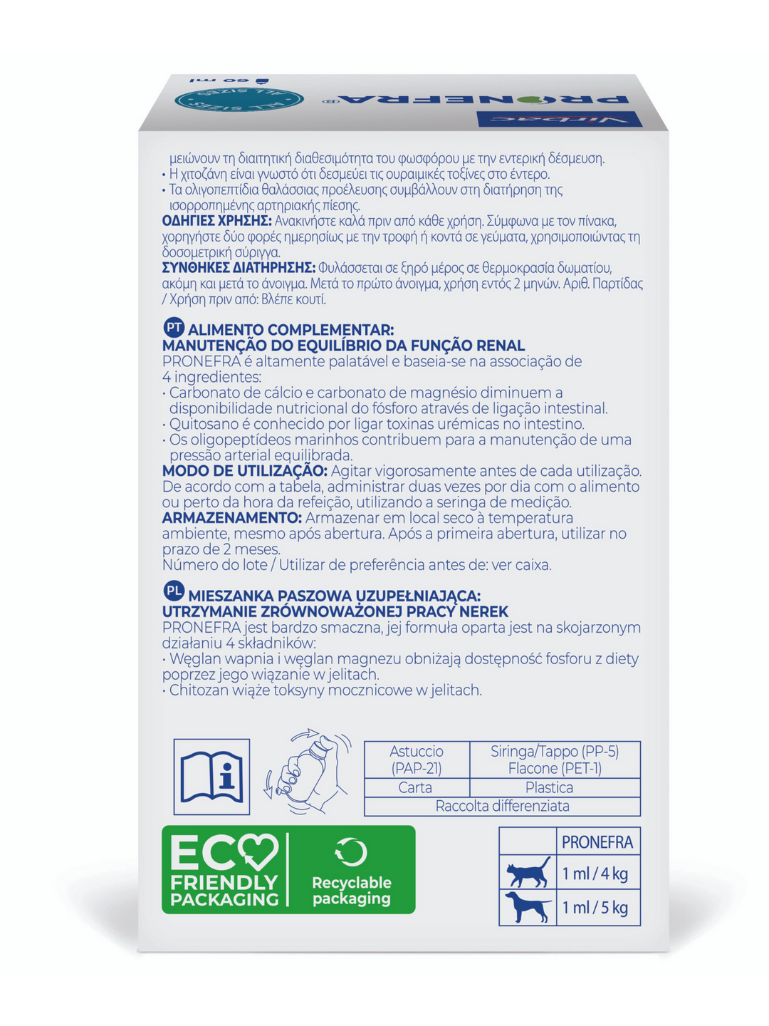 💧 Pronefra – Suplemento para la Salud Renal en Perros y Gatos