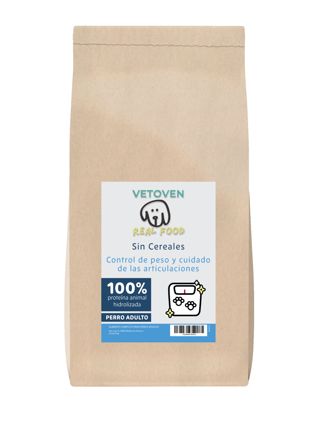 Pienso para perro Control de Peso y Articulaciones - Sin cereales y 100% hidrolizado