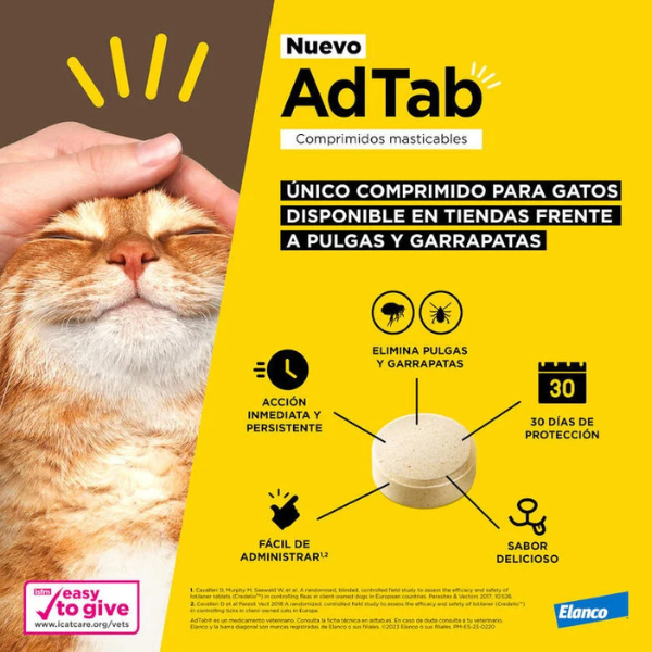 ADTAB  comprimidos antiàrasitarios para perros y gatos