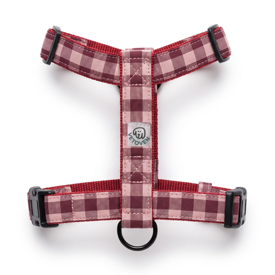 Arnés Regulable Vichy Cereza para Perro | Vetoven