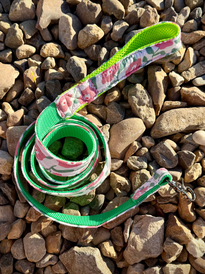 Correa para Perro “Campo de Rosas” – Paseos con Estilo Floral