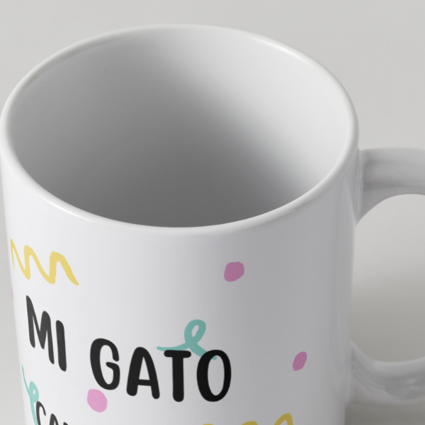 Taza de Cerámica "Mi Perro Cambió Mi Mundo" / "Mi Gato Cambió Mi Mundo" de Vetoven