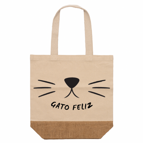 Bolso Ecológica "Gato Feliz" de Vetoven – Celebra tu amor por los gatos