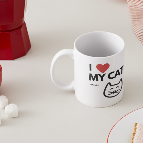 Taza de Cerámica "I Love My Dog/Cat" Vetoven