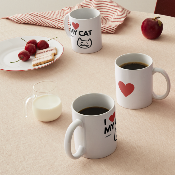 Taza de Cerámica "I Love My Dog/Cat" Vetoven