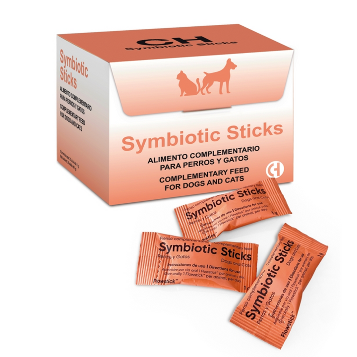 Symbiotic Sticks – Probiótico y Prebiótico en Sticks para Perros y Gatos | Chemical Ibérica