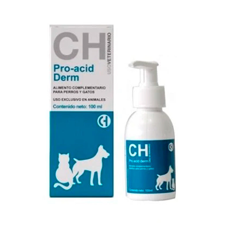 Pro Acid Derm – Suplemento Dermatológico para Perros y Gatos | Comprimidos y Líquido