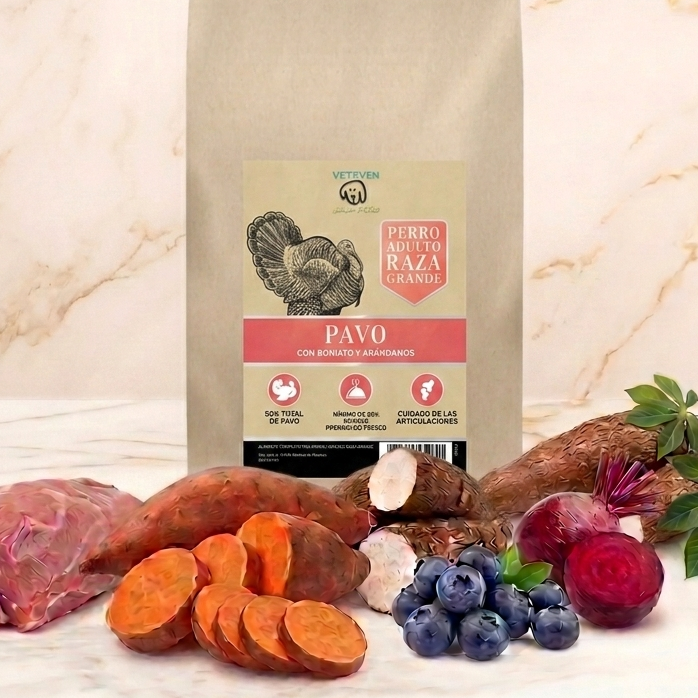 Pavo - Razas Grandes | Cuidado Articular y Digestión Saludable
