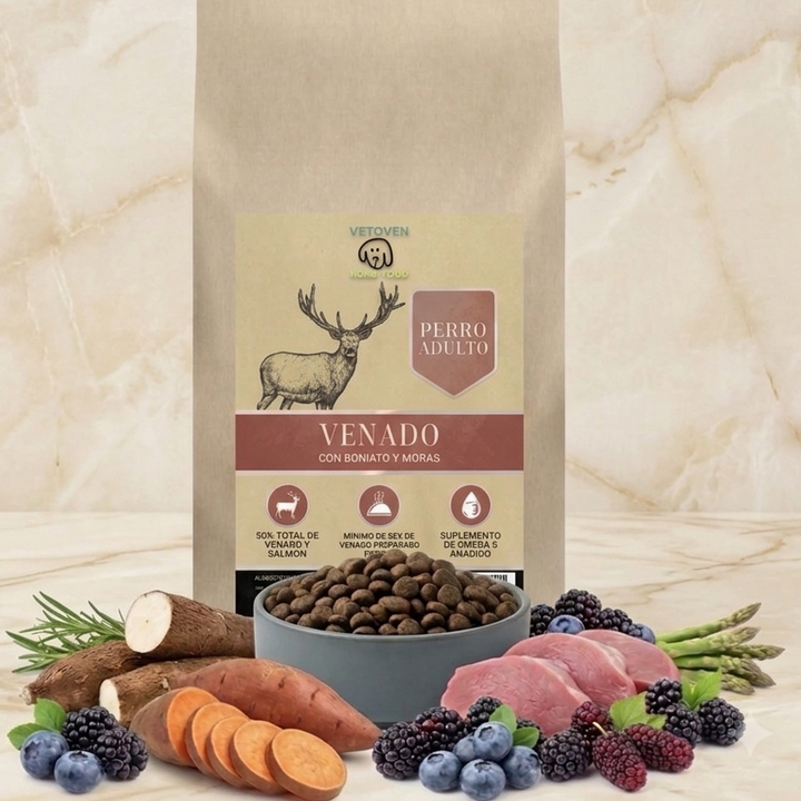 Venado, Boniato y Moras | Pienso Natural Alta Digestibilidad