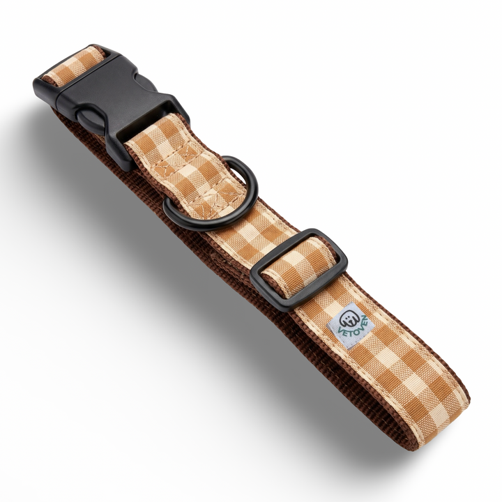 Collar Regulable Vichy Bellota para Perro | Vetoven