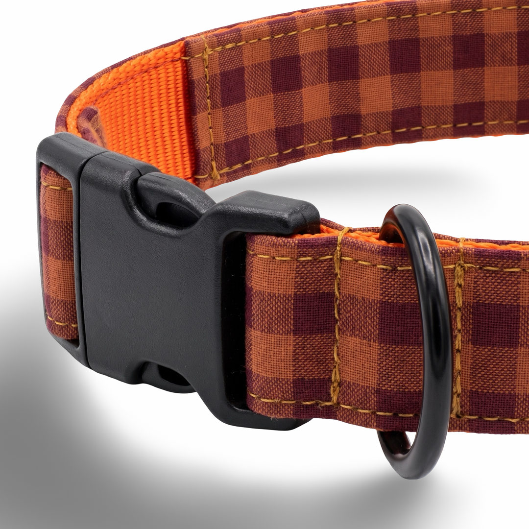 Collar Regulable Vichy Teja para Perro | Vetoven