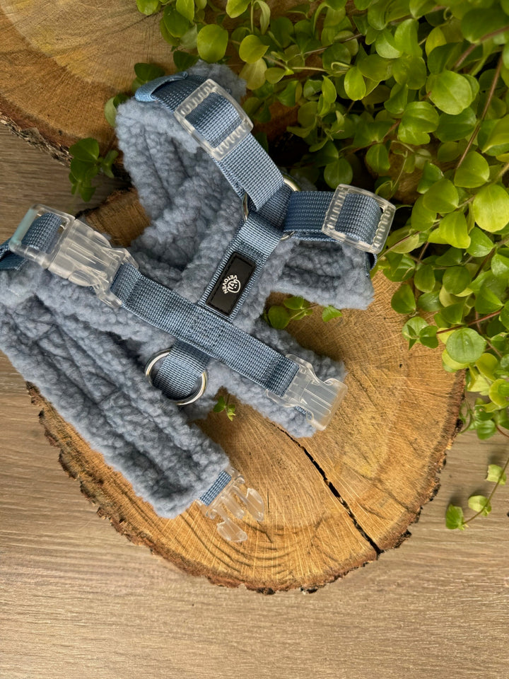 Arnés Acolchado Azul Cielo de Soria – Colección Merina