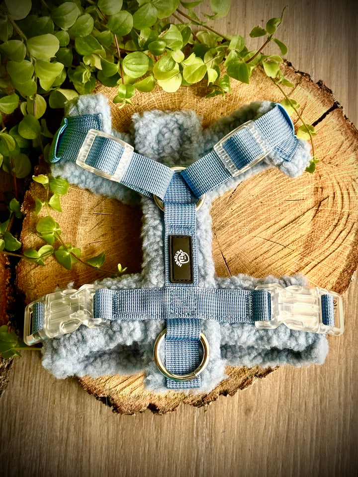 Arnés Acolchado Azul Cielo de Soria – Colección Merina