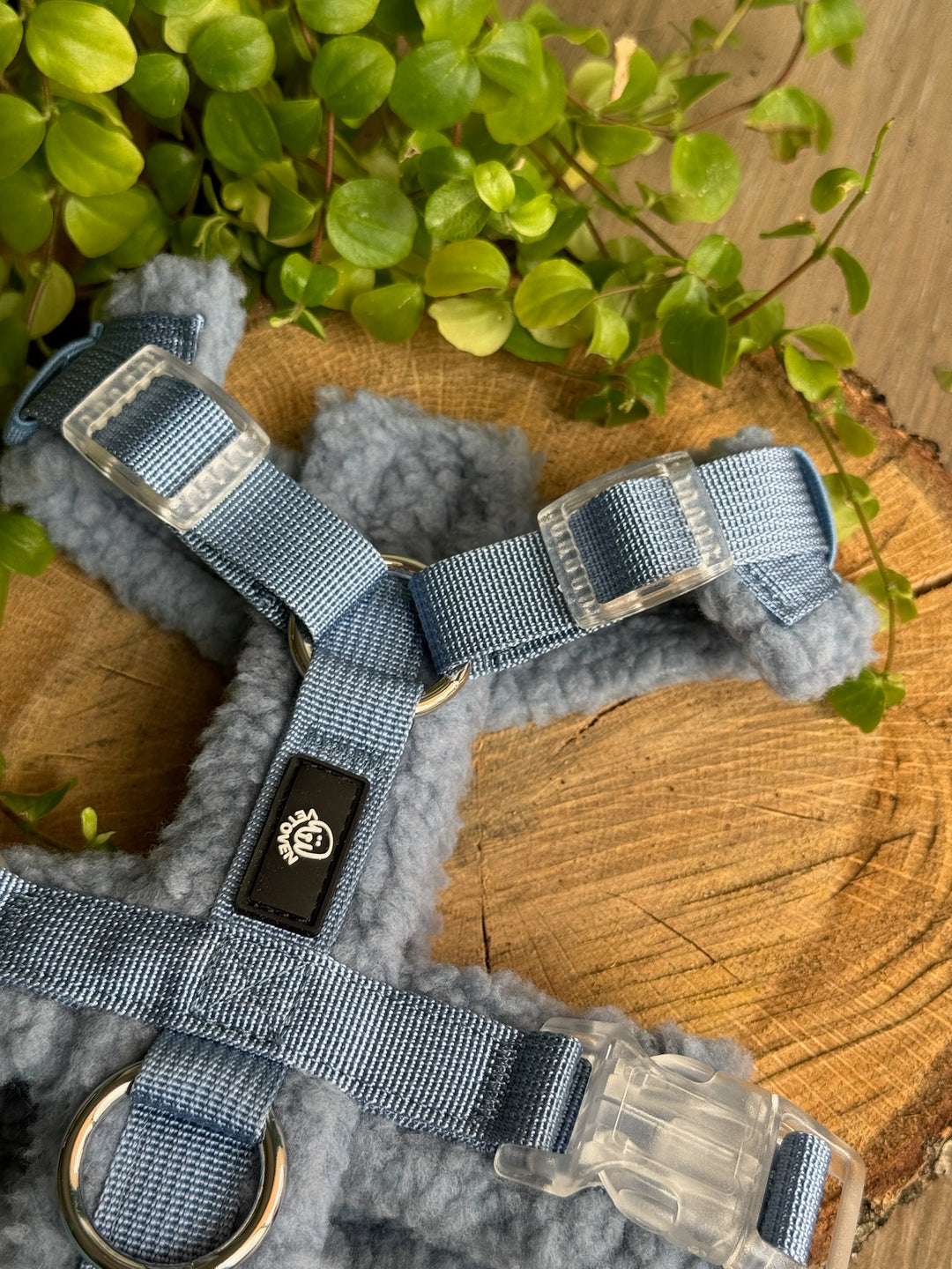 Arnés Acolchado Azul Cielo de Soria – Colección Merina