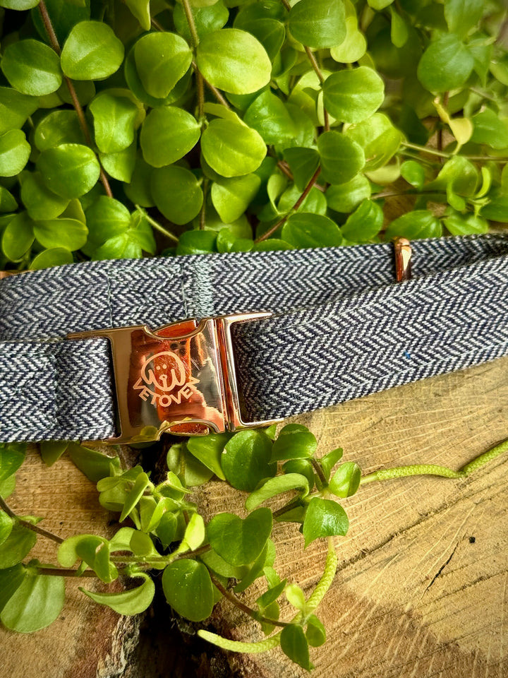 Collar para Perro “Sombra de Carbón” – Estilo Sobrio y Atemporal