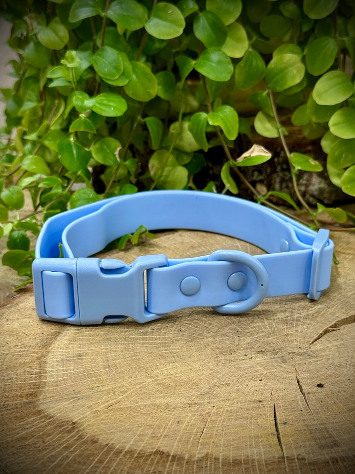 Collar Waterproof Cielo Vetoven – Azul Claro, Resistente al Agua y Fácil de Limpiar