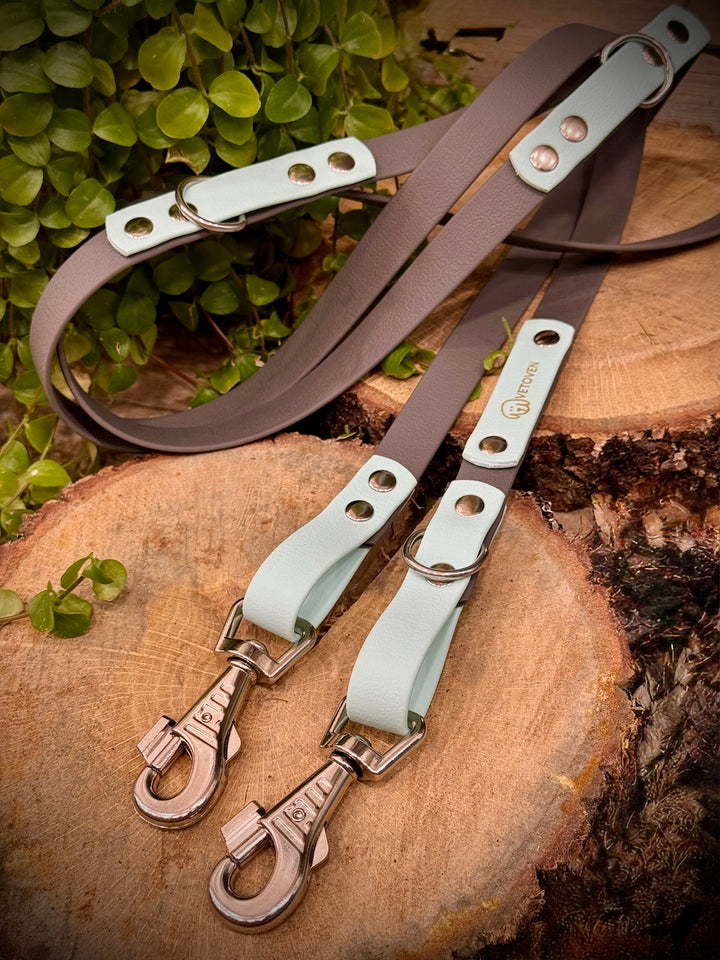Correa Multiposición para Perro Rio Azul – Impermeable, Ajustable y con Doble Mosquetón de Seguridad