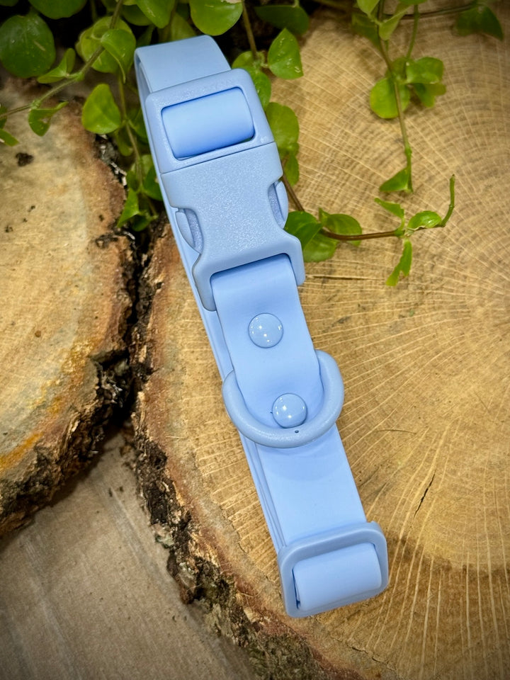 Collar Waterproof Cielo Vetoven – Azul Claro, Resistente al Agua y Fácil de Limpiar
