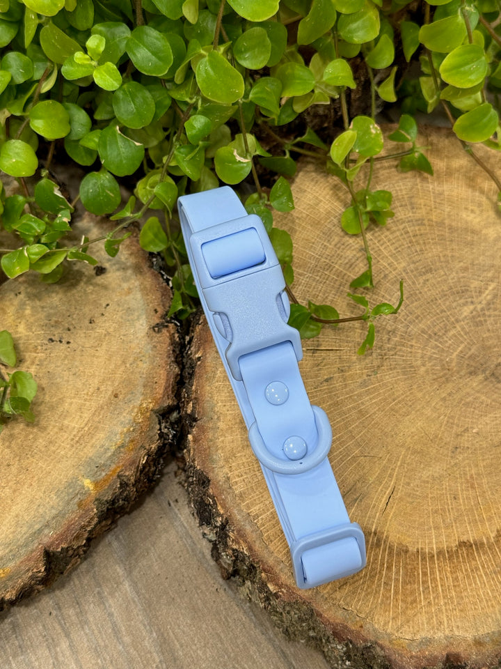 Collar Waterproof Cielo Vetoven – Azul Claro, Resistente al Agua y Fácil de Limpiar
