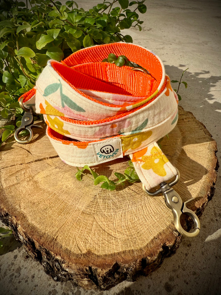 Correa Multiposición “Azucena Naranja” – Colección Jardines de Verano