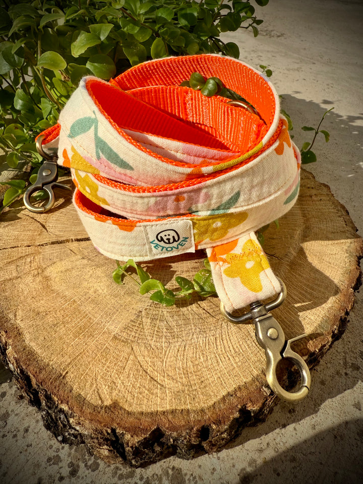 Correa Multiposición “Azucena Naranja” – Colección Jardines de Verano