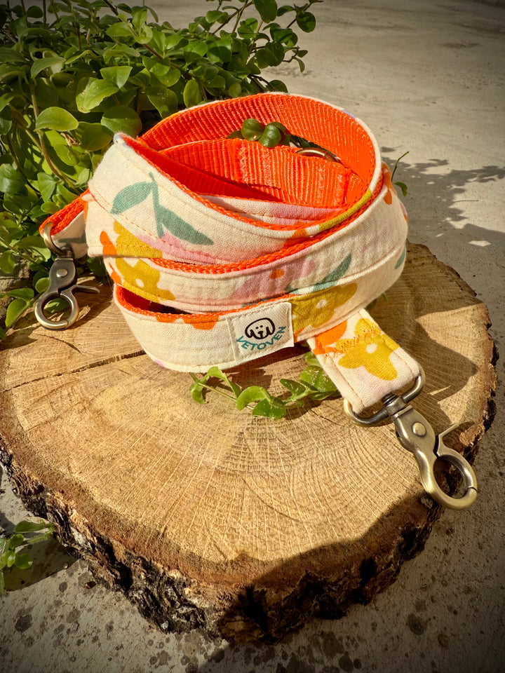 Correa Multiposición “Azucena Naranja” – Colección Jardines de Verano
