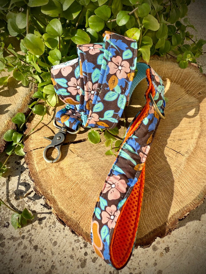 Correa para Perro “Hortensia Azul” – Colección Jardines de Verano