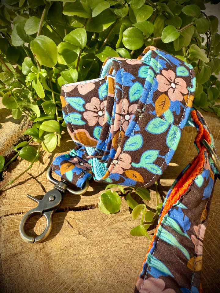 Correa para Perro “Hortensia Azul” – Colección Jardines de Verano