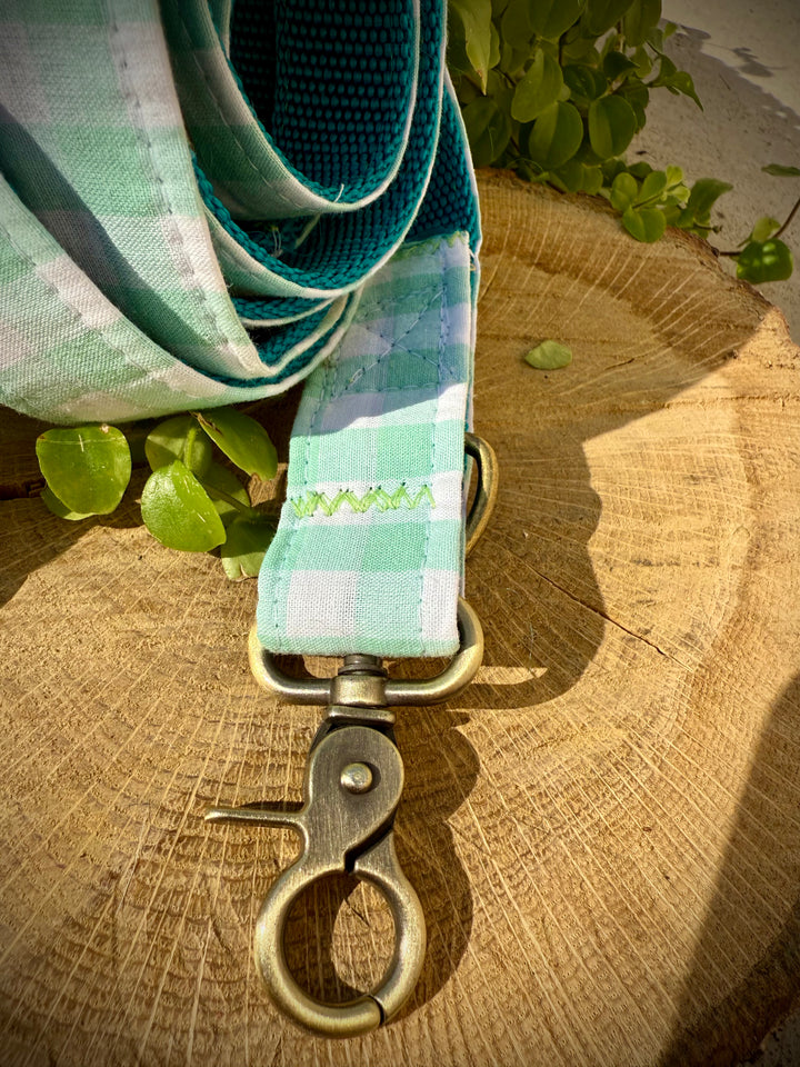 Correa Multiposición “Vichy Mar” – Colección Vichy Estilo Fresco y Versátil