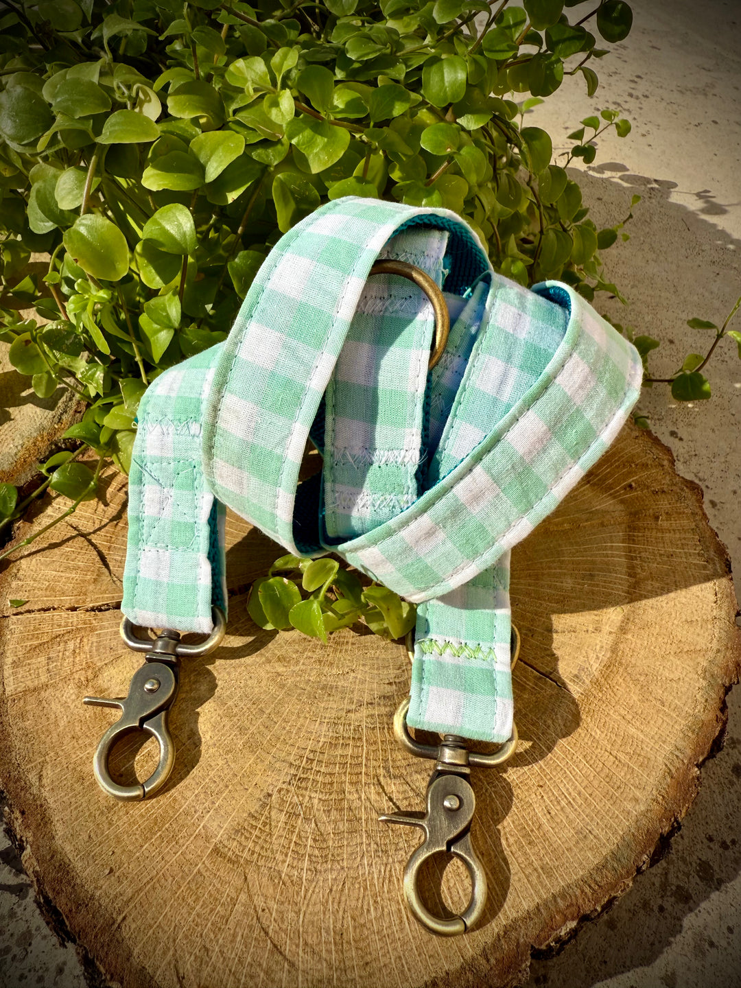 Correa Multiposición “Vichy Mar” – Colección Vichy Estilo Fresco y Versátil