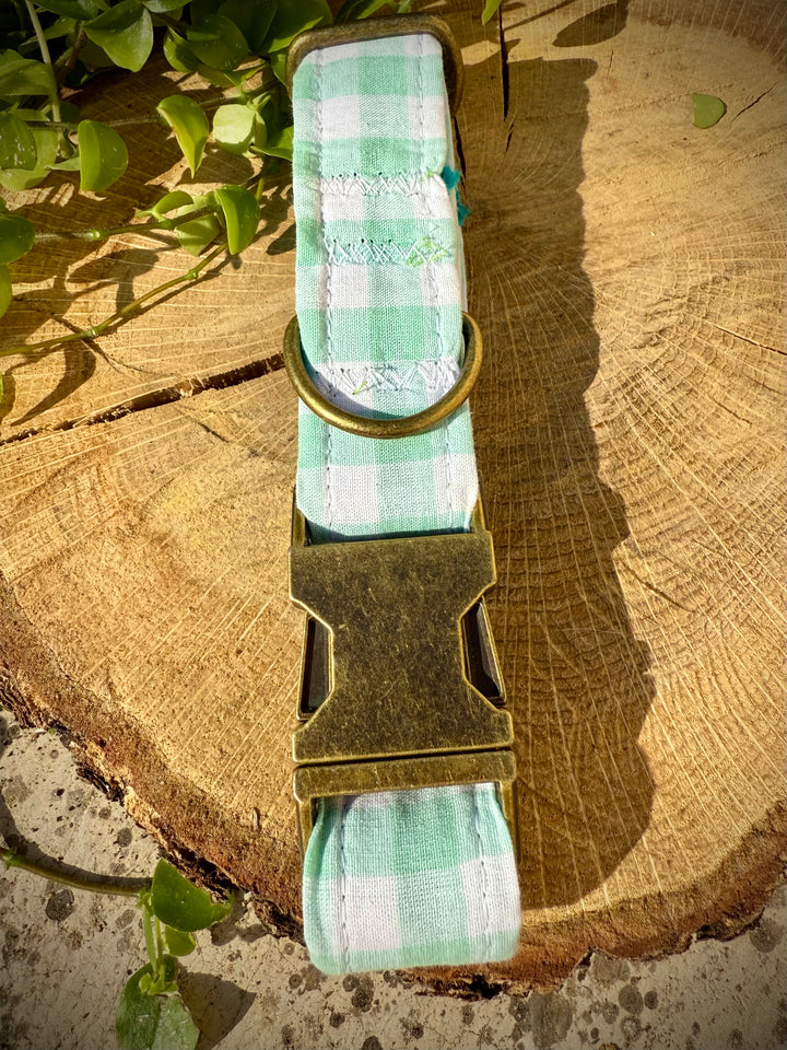 Collar para Perro “ Vichy mar ” – Colección Vichy