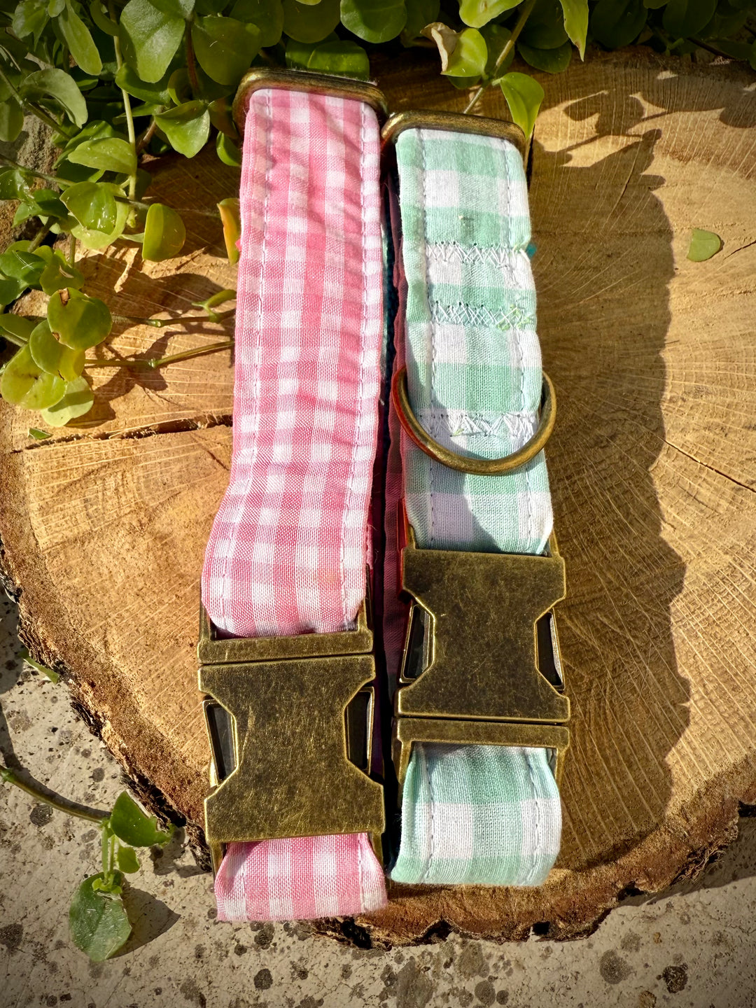 Collar para Perro “ Vichy mar ” – Colección Vichy