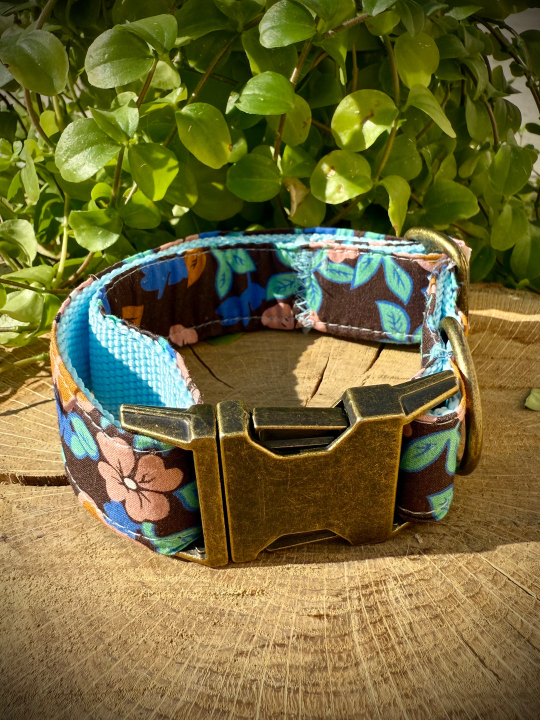 💙 Collar para Perro “Hortensia Azul” – Colección Jardines de Verano