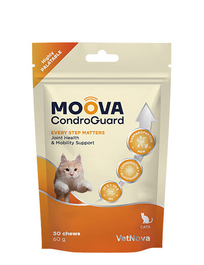 Moova CondroGuard Chews Gatos 30 Chews – Salud y movilidad articular para perros y gatos