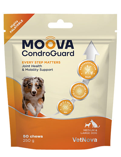 🦴 Moova CondroGuard Chews – Salud y movilidad articular para perros y gatos
