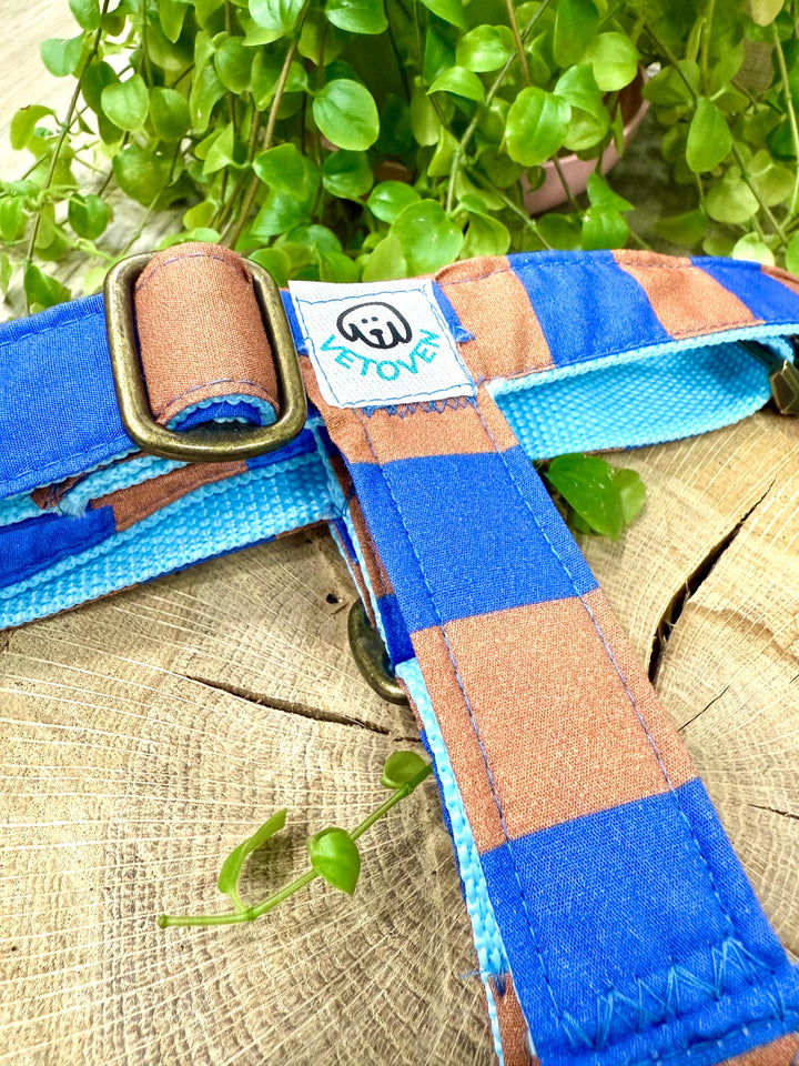 Arnés para perro Río Cobalto - Elegancia y resistencia