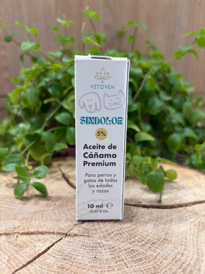 CBD - ACEITE DE CÁÑAMO PREMIUM - 10 ML - VETOVEN SINDOLOR