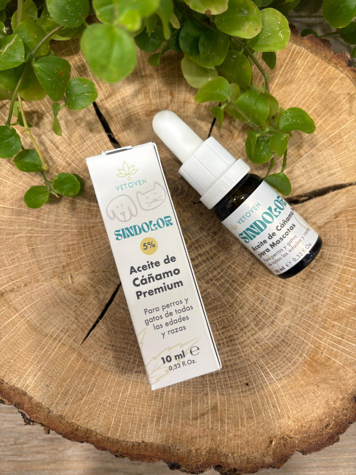 CBD - ACEITE DE CÁÑAMO PREMIUM - 10 ML - VETOVEN SINDOLOR