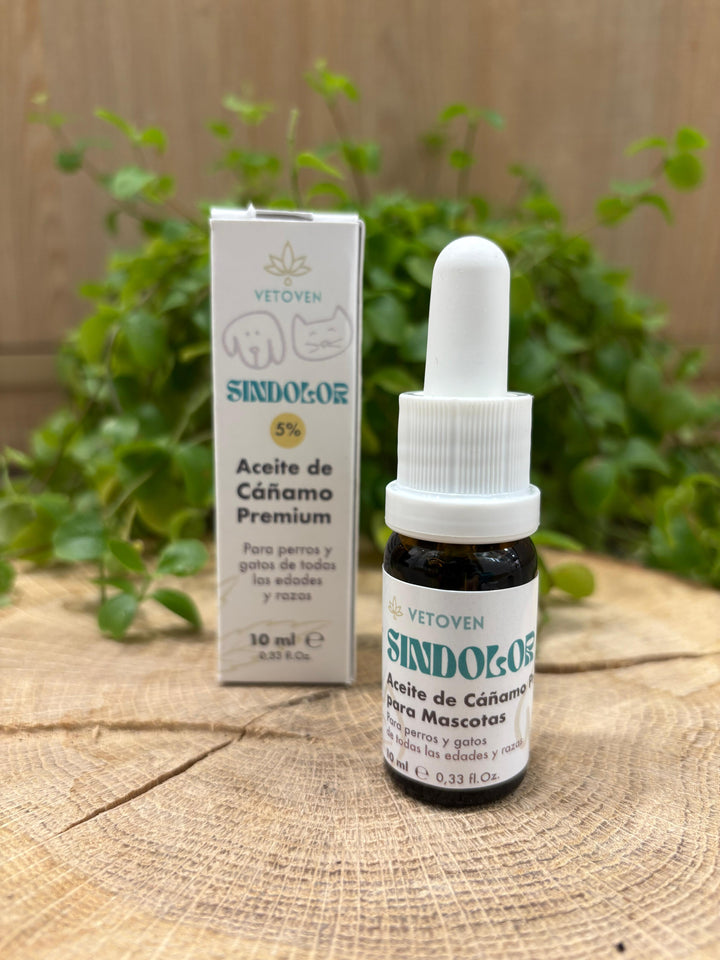 CBD - ACEITE DE CÁÑAMO PREMIUM - 10 ML - VETOVEN SINDOLOR