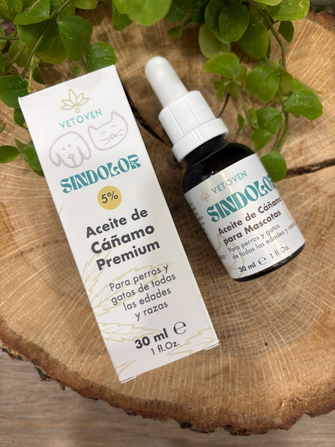 CBD - ACEITE DE CÁÑAMO PREMIUM - 30 ML - VETOVEN SINDOLOR