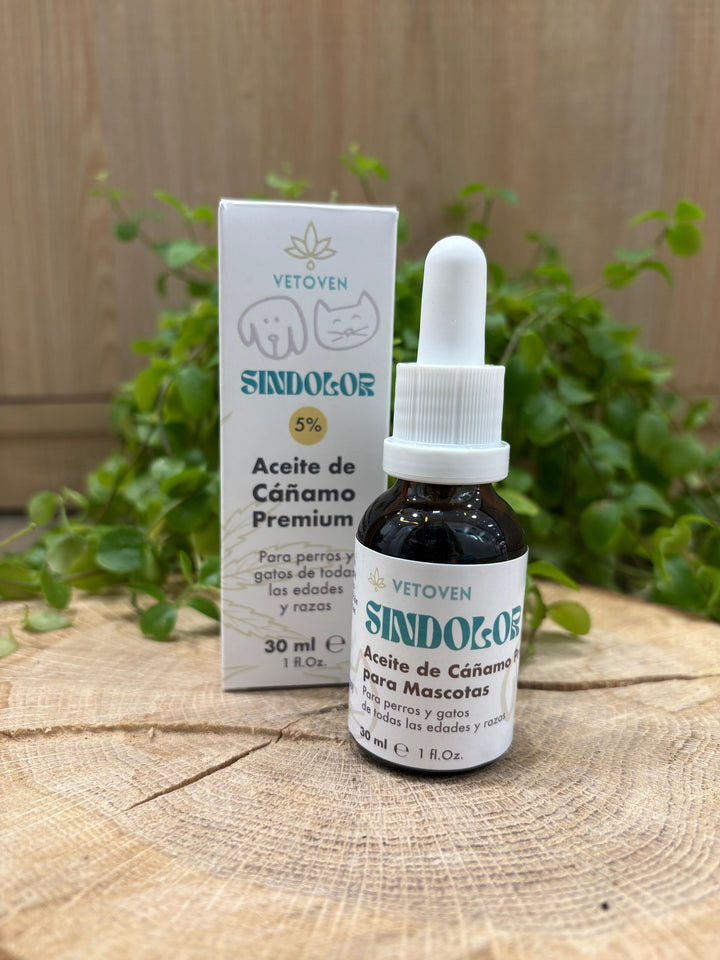 CBD - ACEITE DE CÁÑAMO PREMIUM - 30 ML - VETOVEN SINDOLOR