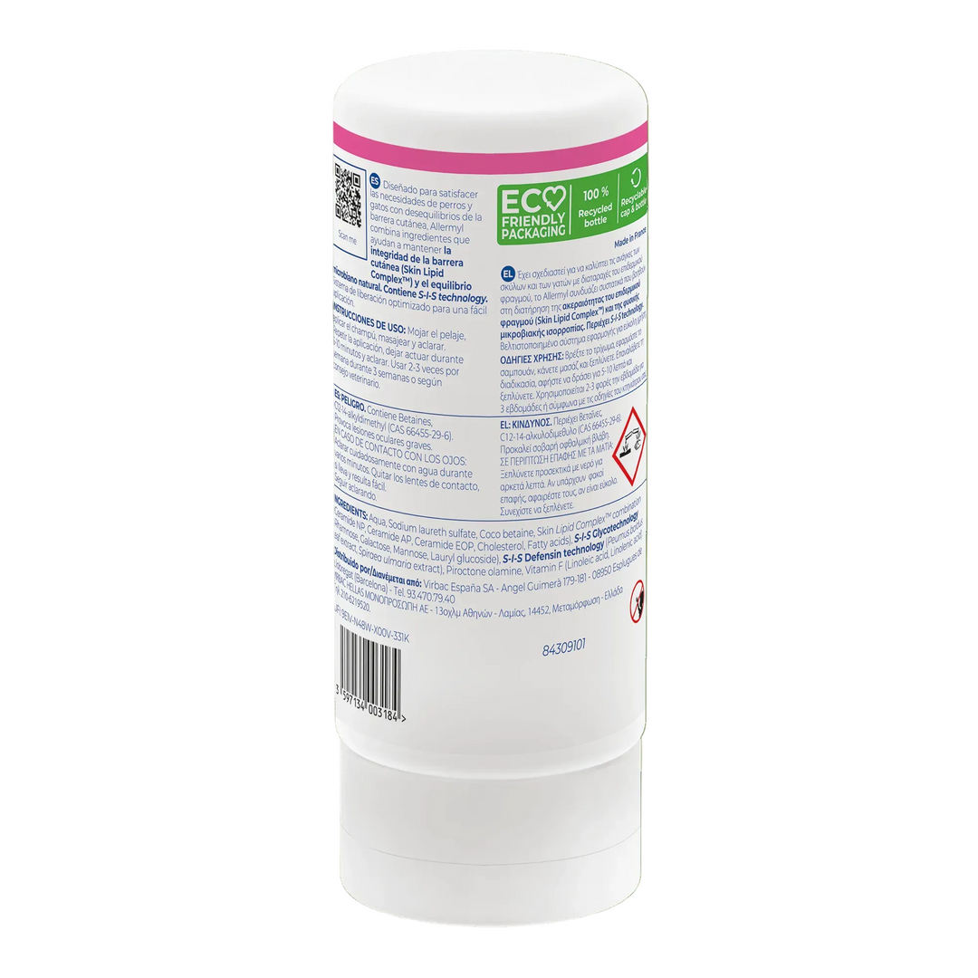 Allermyl Champú para Perros con Picor y Alergia | Calmante y Antibacteriano