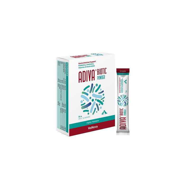 🐾 ADIVA® Biotic Powder – Equilibrio digestivo para perros y gatos